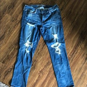 American Eagle Stretch Distress Jeans